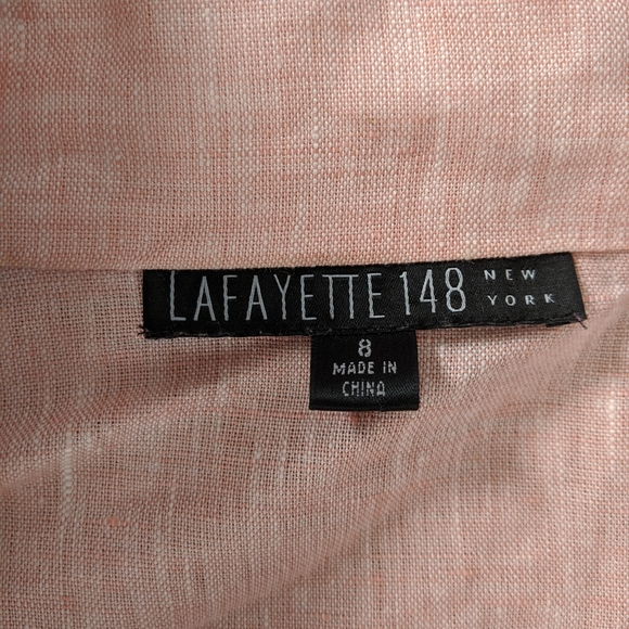 Lafayette 148 New York Linen Bomber Jacket - Picture 5 of 5